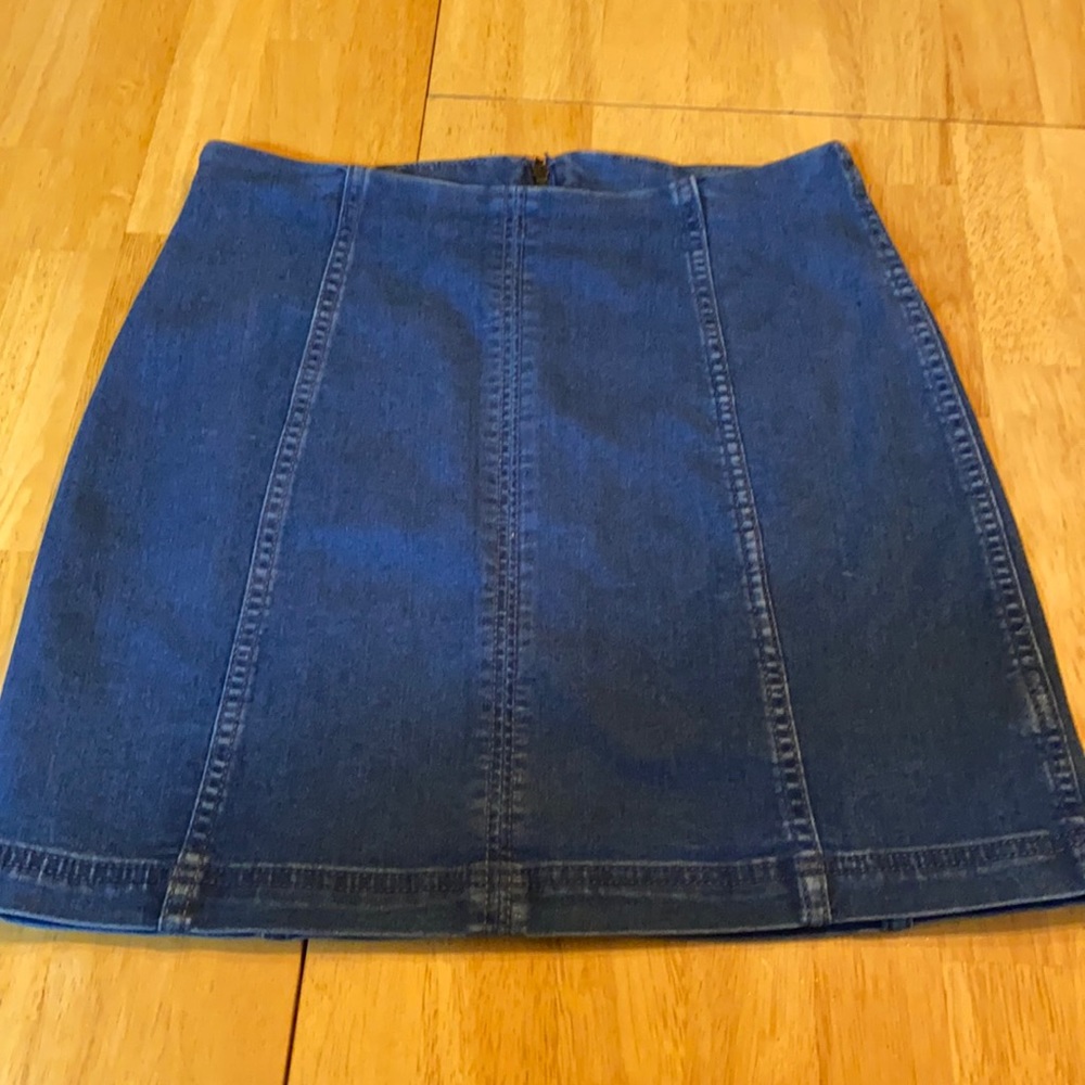 Free People Denim Mini Skirt size 10